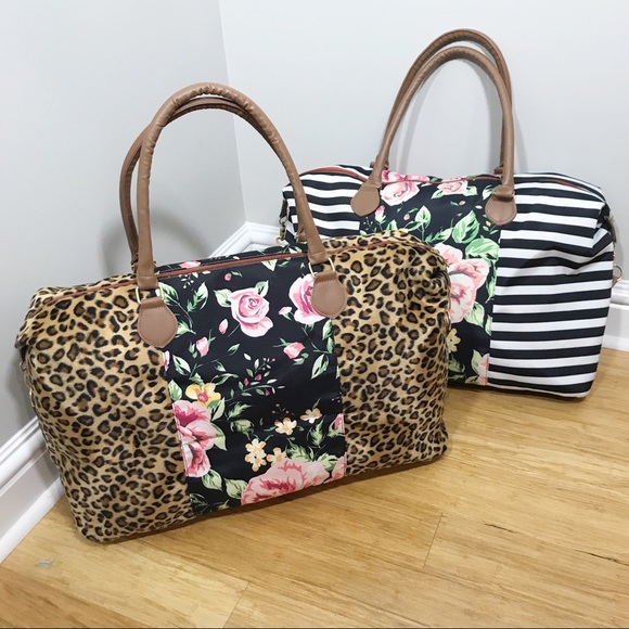 Weekender Bag Floral, Animal print, stripes - Picture 3 of 7